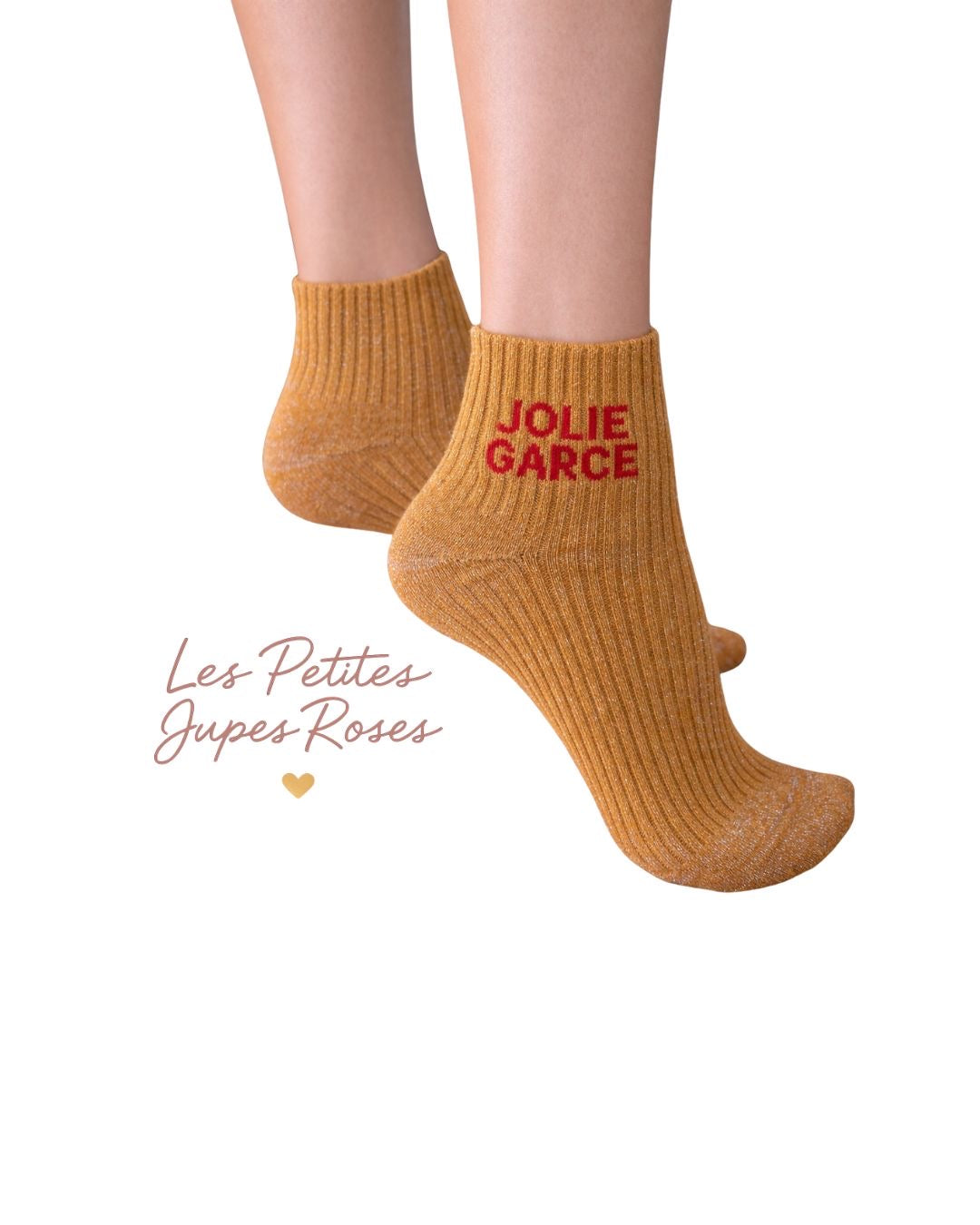 Chaussettes à paillettes « joli garce »