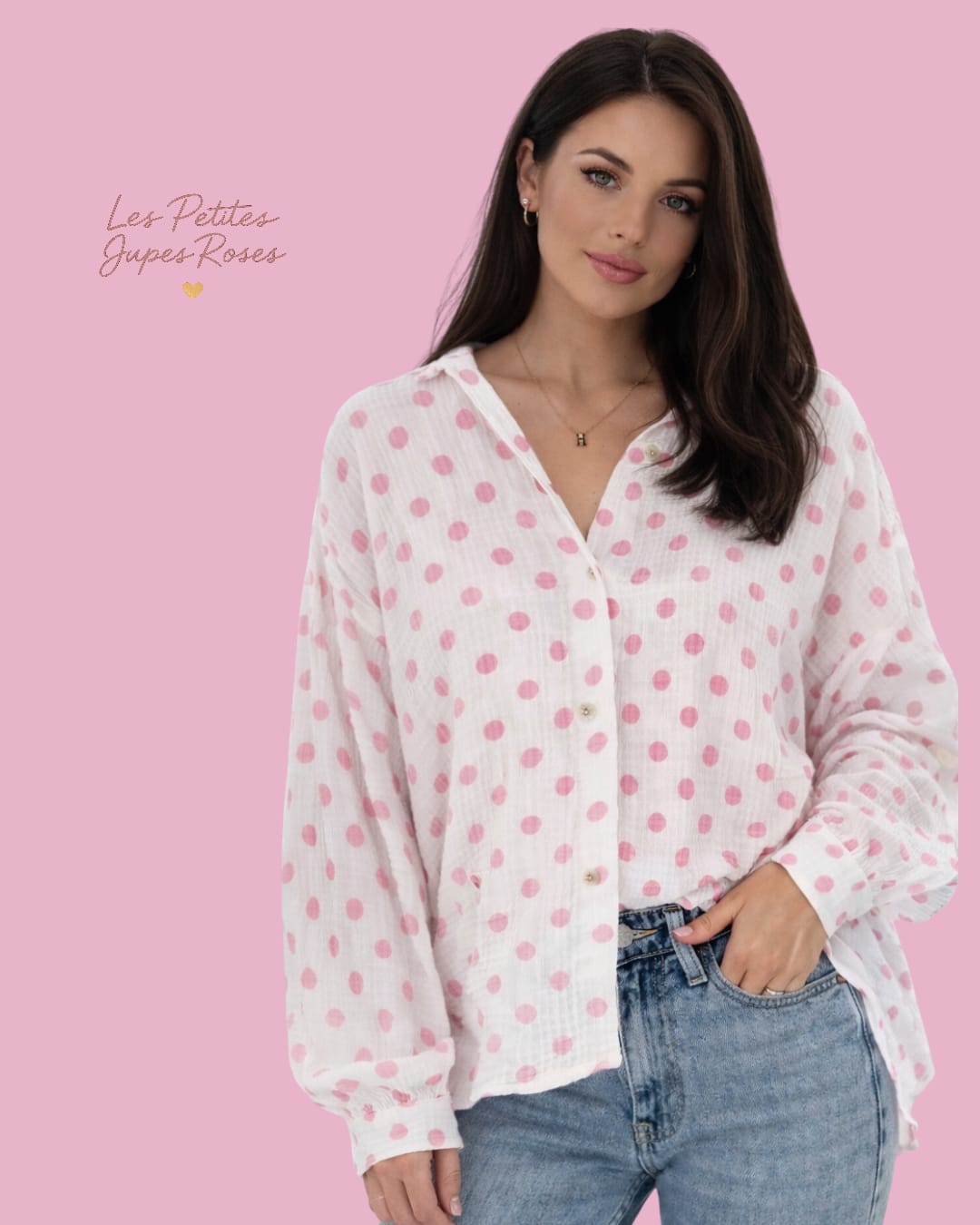 Chemisier douce romance