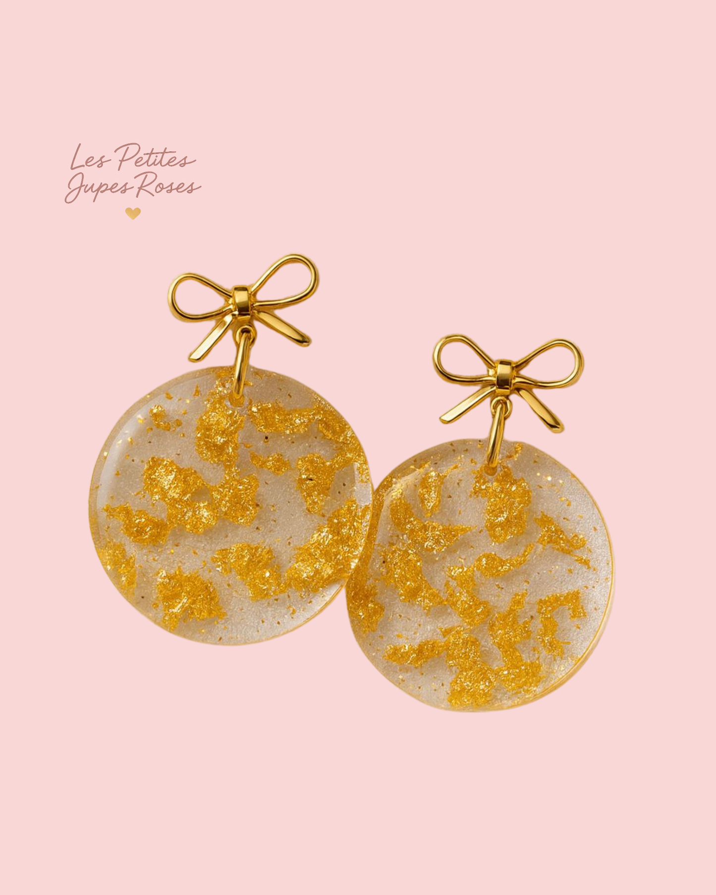Boucle d'oreilles Golden Crystal