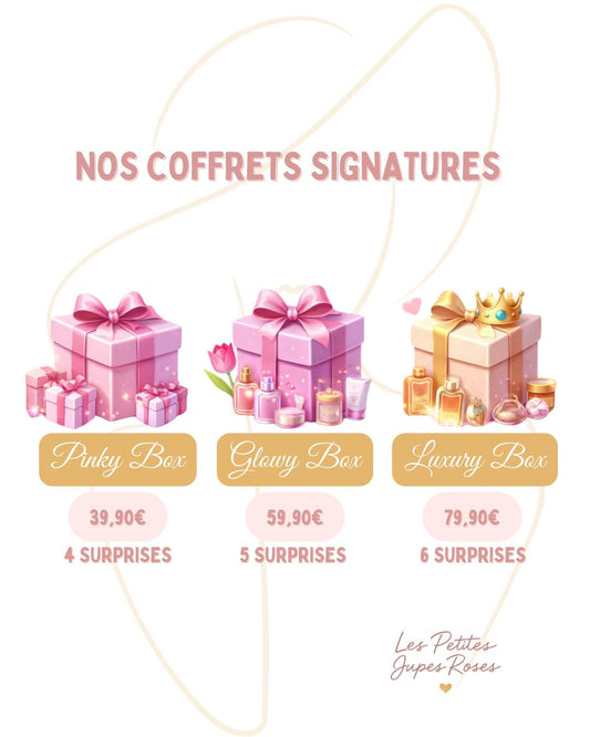 Nos coffrets signatures