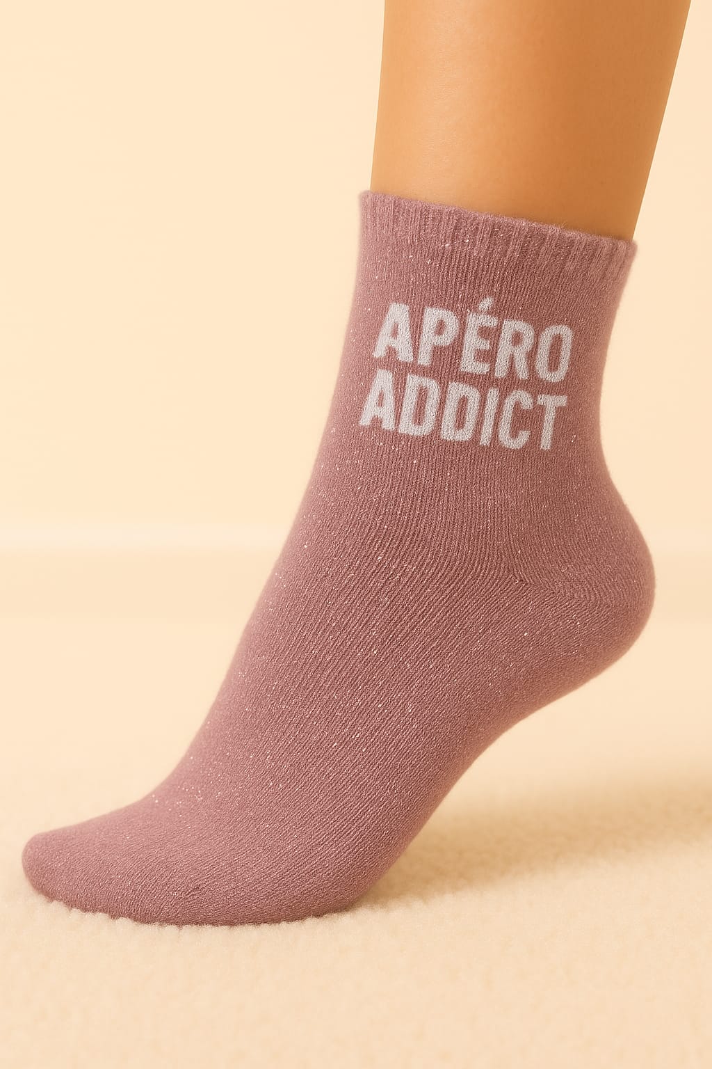Chaussettes à paillettes APÉRO ADDICT