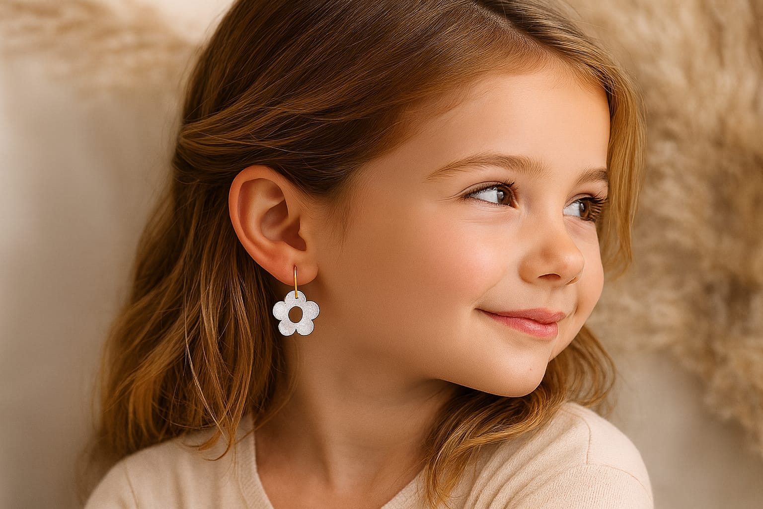 Boucle d'oreilles  Cutie Flower Petite Fille