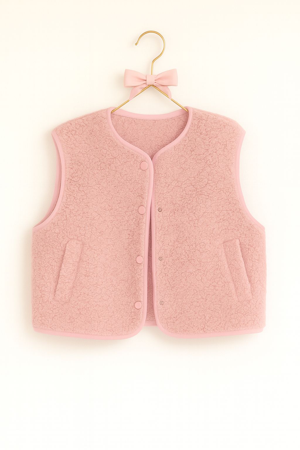 Gilet Fluffy Pinkie