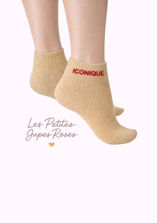 Chaussettes à paillettes « Iconique »