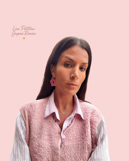 Collier Cœur Blanc – Acier Inoxydable