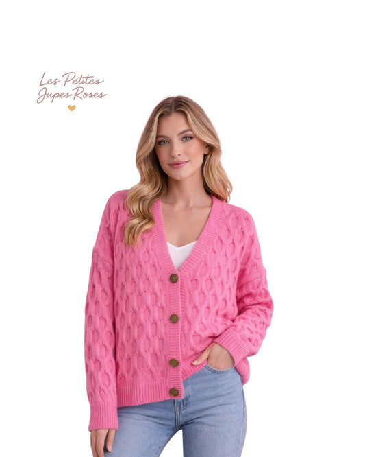 Gilet Cotton rose