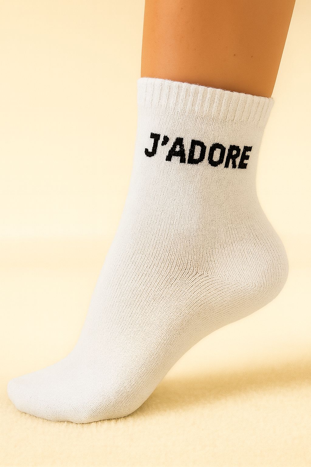 Chaussettes à paillettes J'ADORE