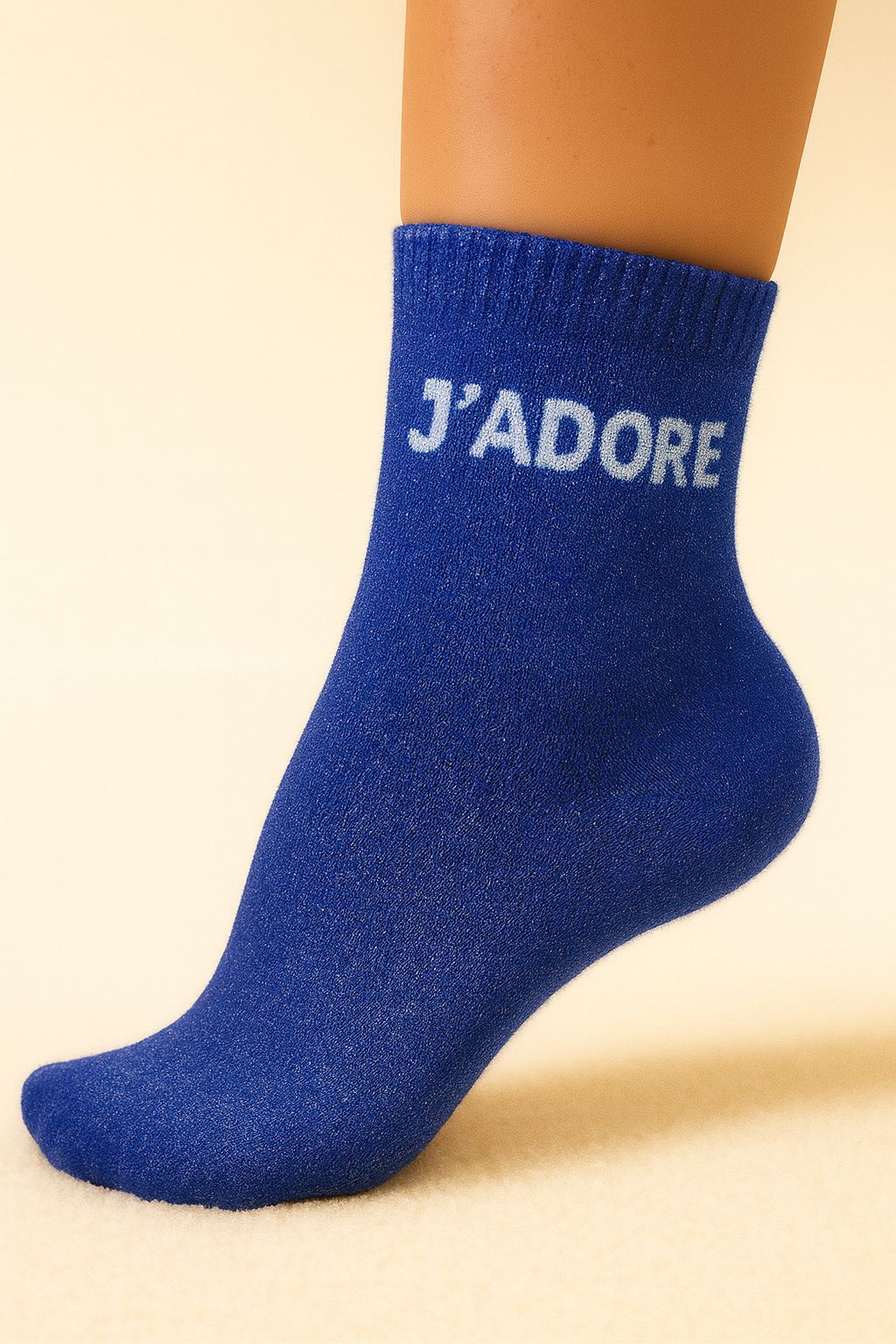 Chaussettes à paillettes J'ADORE