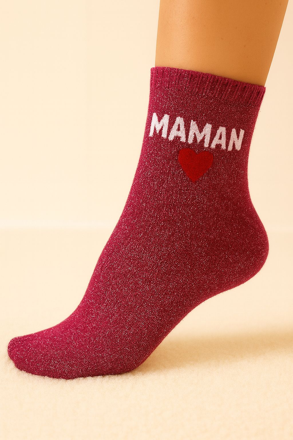 Chaussettes à paillettes MAMAN