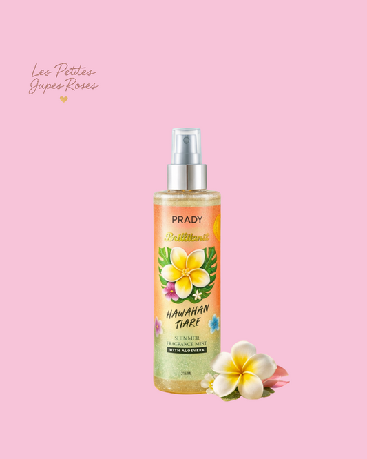 Brume parfumée et pailletée corps et cheveux