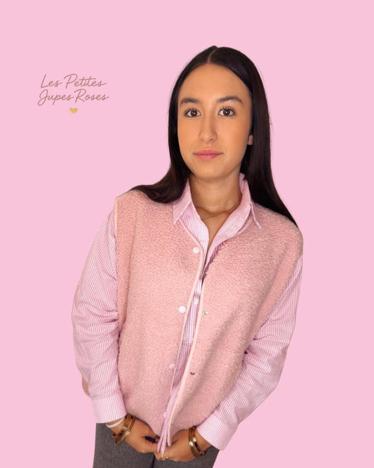 Gilet Fluffy Pinkie